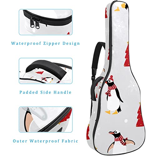 Housse pour guitare acoustique – Motif pingouin en hiver – 1 cm d’épaisseur – Imperméable – 101,6 cm, 104,1 cm, 106,7 cm… - Les Beatles, Paul McCartney, John Lennon, RIngo Starr, George Harrison Housse pour guitare acoustique - Motif pingouin en hiver - 1 cm d'épaisseur - Imperméable - 101,6 cm, 104,1 cm, 106,7 cm… – Image 5