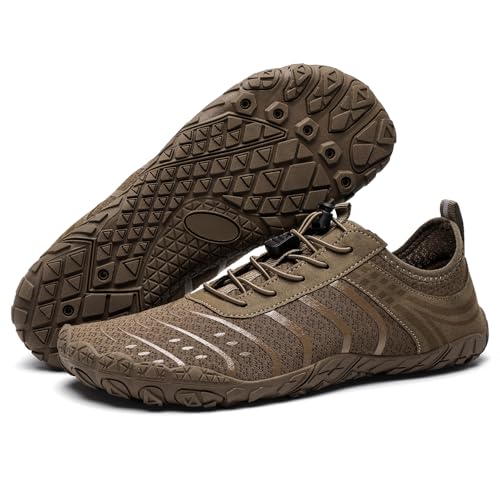 Image of Hike Barefoot Shoes for Women Men Breathable & Non-Slip Athletic Footwear Wide Toe Water Shoes,Designed for Walking,Running&Swimming