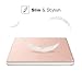 MoKo Case Fits All-New Kindle Oasis (9th and 10th Generation ONLY, 2017 and 2019 Release), Slim Lightweight Cover with Translucent Frosted Back Protector - Rose Gold