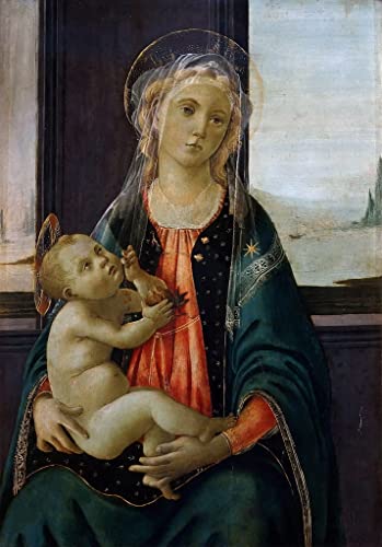 Tableau Botticelli Lady del Mare impression toile 60x90cm de ZHAOSHAN