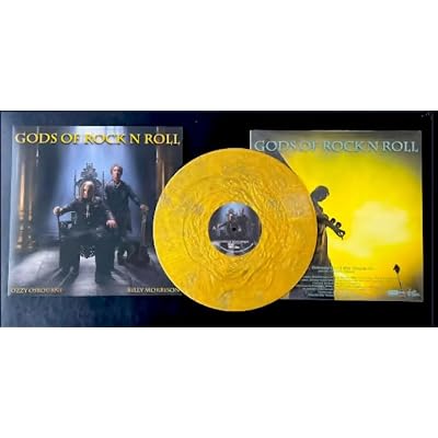 Gods Of Rock N Roll Gold Vinyl