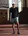 Nike Men's Miler Dri-Fit UV Long-Sleeve Running Top, Black/Reflective Silver, Medium