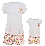 Unique Baby Rainbow Shorts Mommy and Me Outfits Matching Mom Daughter Mothers Day Clothing Shirts Shorts Set (S)