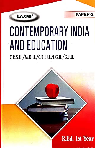 CONTEMPORARY INDIA AND EDUCATION FOR B.Ed 1st Yr Paper-II
