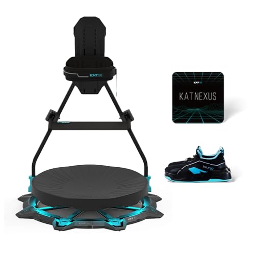 KAT Walk C2 Plus VR Treadmill – Full-Body Locomotion System with Foot Haptics – Compact 360° VR Platform for Gaming