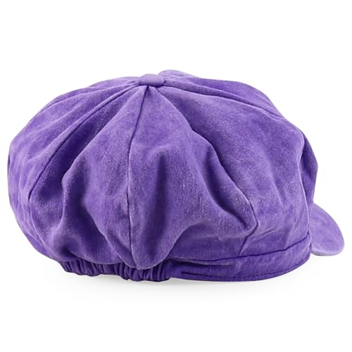 Image of Armycrew Mario Luigi Pigment Dyed Newsboy Style Cosplay Costume Hat