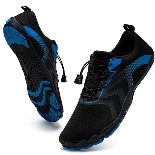 Image of WateLves Water Shoes Men Women Beach Barefoot Aqua Socks Breathable Wide Swim Outdoor Walking Anti Slip Pool Shoes for Hiking Kayaking Diving Surfing