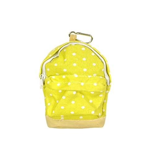 Image of Wrapables Mini Backpack Pencil Case Pouch, Yellow