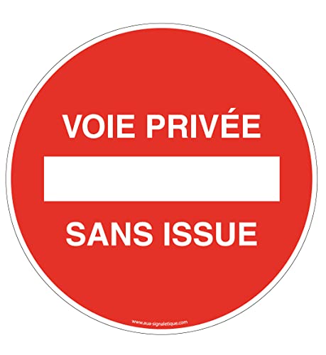 Panneau Voie Privée sans Issue pour sécuriser l'accès des résidents - 2
