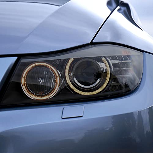 Car Light Sticker, 12" X 48" Self Adhensive Tint Vinyl Wrap Film For Car Headlight/Tail Light/Fog Light, Car Accessoires For Most Cars, Suv, Truck (Black) #TOP5