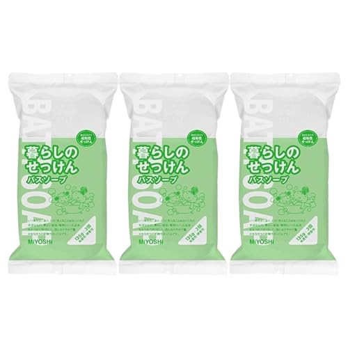 �y�܂Ƃߔ����z�~���V�Ό� ��炵�̂�������o�X�\�[�v�z���C�g 135g 3P (3�Z�b�g)