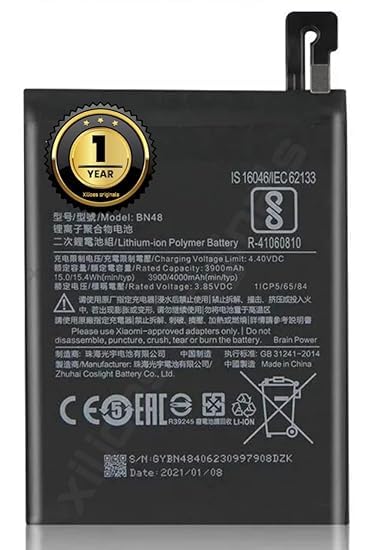 Image of BN48 Battery for Redmi Note 6 pro Battery with 1 Year Warranty**** (V296)