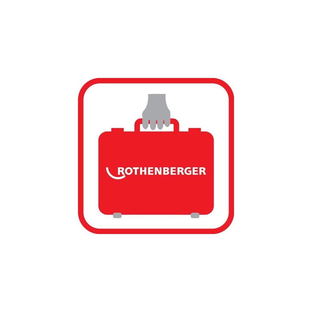 ROTHENBERGER 71256 SUPERTRONIC 2000, gwintownica ręczna - zestaw, BSPT R, 1/2-2", 230V
