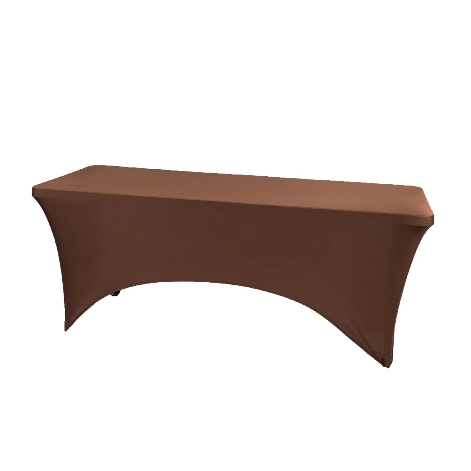 Nappe rectangulaire extensible spandex lavable sans aucun repassage