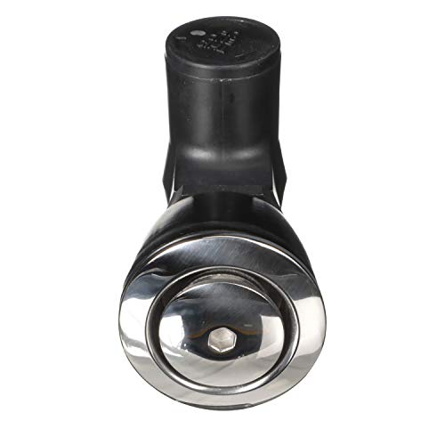 Attwood 1674-6 90-Degree P-Trap Fuel Tank Vent, Flush Mount, 5/8-Inch Interior Diameter Hose, Stainless Steel Vent Head #TOP3