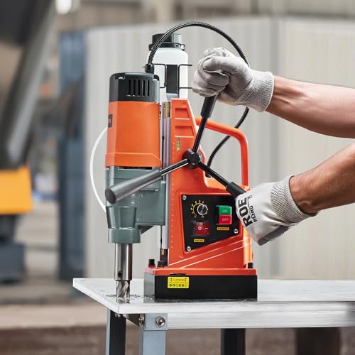 VEVOR Mag Drill Press, 1550W 2" Boring Diameter, 2922lbf Power Magnetic Drill, 500 PRM, 10-Speed, Electric Drilling Machine for Metal Surface, Industrial and Home Improvement by VEVOR - Image 8