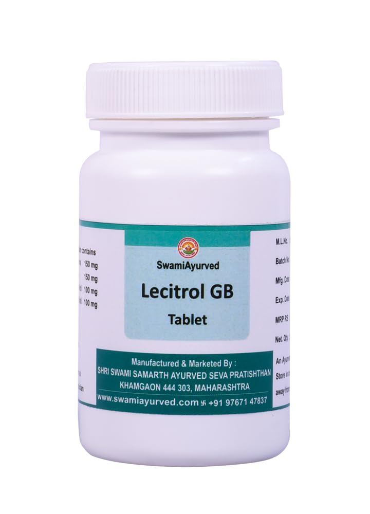 SwamiAyurved Lecitrol GB Tablet (60 Tablets) | Useful in Cholelithiasis (B0C14DZR95) Amazon Price History, Amazon Price Tracker