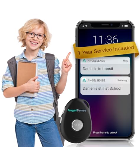 AngelSense GPS Safety Monitor with 1-Year Service