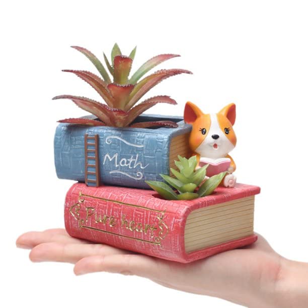 See full amazon price history chart for Double Book with Corgi Dog Resin Flower Pot Succulent Home Decor Cute Planters Double Book with Corgi Dog Resin Flower Pot Succulent Home Decor Cute Planters (B0C6TSR4KQ) Amazon Price History, Amazon Price Tracker