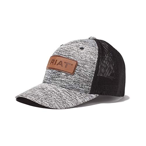 Chapeau Flexfit ARIAT en maille avec patch en cuir élégant pour homme en taille S/M