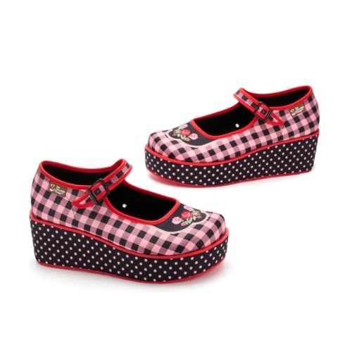 Image of Hot Chocolate Design Whimsical Women's Platform Mary Jane Shoes