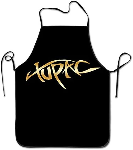 2Pac Tupac Gold Logo Kitchen Grilling Apron