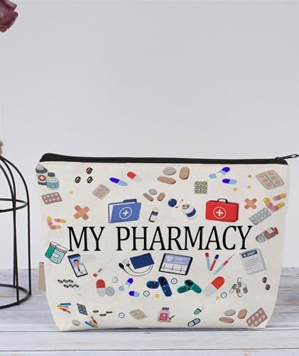 Image of Medicine Pouch for Travel, Medicine Pouch, Travel Organizer Pouch, Compact Medicine Bag for Trips, Small Travel Pouch for Toiletries and Essentials, Compact Kit for First Aid and Medications