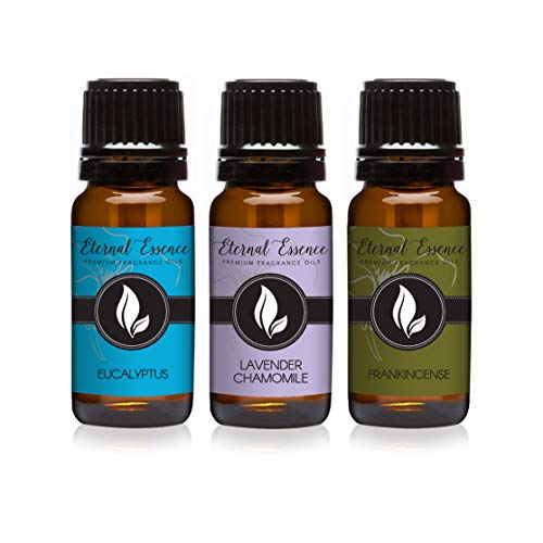 Image of Trio (3) - Eucalyptus, Lavender Chamomile & Frankincense - Premium Fragrance Oil Trio - 10ML