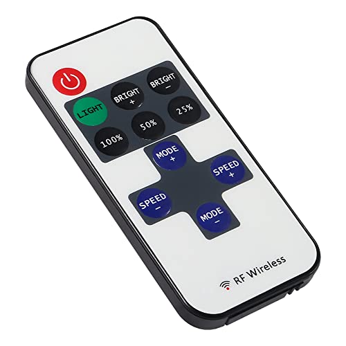 Diann 4 Sets Rf Mini Wireless Remote Controller 11 Key With Dc 5-24 V For 3528 5050 Single Color Led Strip Lights Wireless Switch Control Dimmer #TOP3