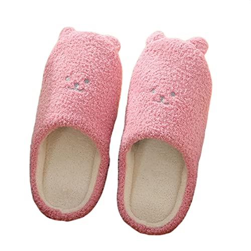 Chausson hiver femmes en peluche thermique pour garder les pieds au chaud