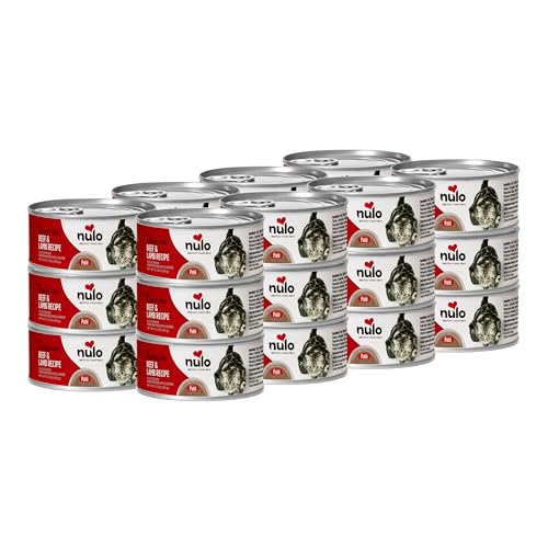 Nulo Beef & Lamb Recipe Pate Wet Canned Cat Food, 5.5 Ounce (Pack of 24)