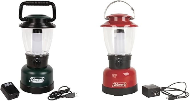 Coleman Rugged Rechargeable 400L LED Lantern and Coleman Classic Rechargeable 400 Lumens LED Lantern