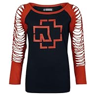 Red and black long-sleeved shirt with cut-outs over the entire sleeves. Rammstein Logo and lettering print on burst and on back Cutouts across the entire sleeve length 100% Cotton Sizes: S-3XL Official Band Merchandise