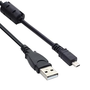 كابل USB UC-E6/UC-E16 UC-E17 USB 5 قدم كابل Mini-B عالمي نقل الصور كاميرا كابل البيانات استبدال الحبل لنيكون Coolpix Oylmpus Pentax باناسونيك سانيو سوني كوداك