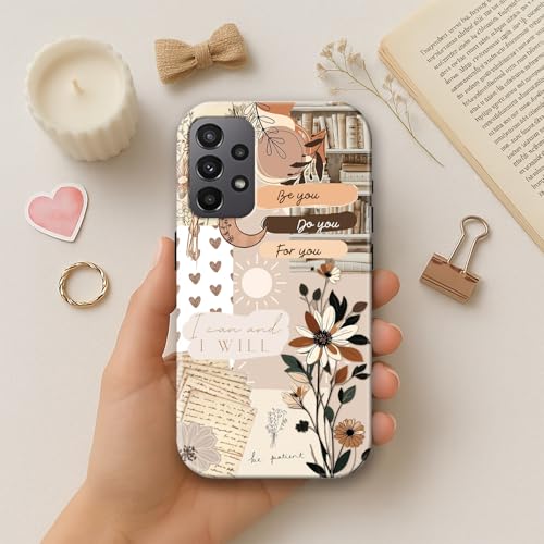 Image of COLORflow Back Cover Compatible With Samsung Galaxy A23 4G / A23 5G | Aesthetic Era Customized | Glossy Armoured Bumper With Camera Protection Back Cover Compatible With Samsung Galaxy A23 4G / A23 5G