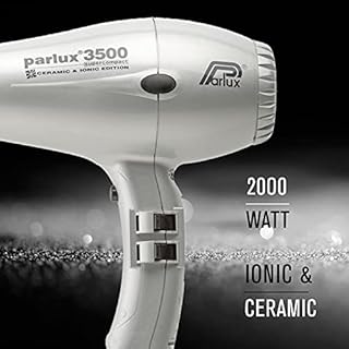 Parlux Supercompact 3500 Sèche-Cheveux Professionnel Ionique et Céramique Argent