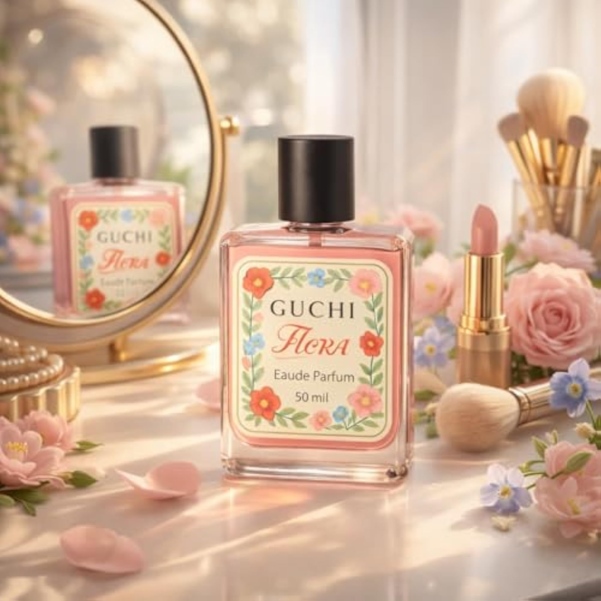 GUCHI Floral Perfume for Women, 50ml