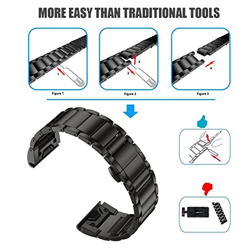 Bracelet montre Garmin Fenix 7X 6X alliage agate antichoc - 7