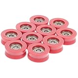 Poulie de porte et de fenêtre - le matériau en nylon de est solide et durable, pas facile à corroder, aide la porte à garder l'équilibre, roues de porte