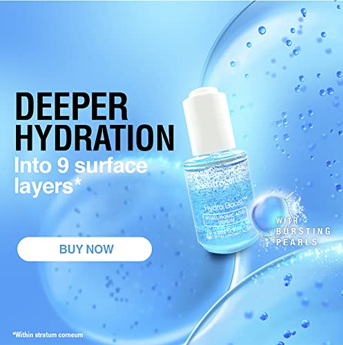 Neutrogena Hydro Serum | Hyaluronic Acid & Pro-Vitamin B5 | Nourishing & Hydrating | Smooth, Supple Skin | Face Serum for Men & Women | Transparent | 30ml - Image 3