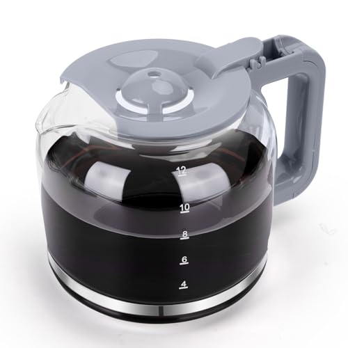 Image of Taylor Swoden Coffee Pot Replacement, 12-Cup Carafe Replacement Coffee Maker Models B30203KG7, Gray