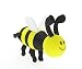 Antenna Tops Car - Yellow Bee Antenna Topper/Antenna Ball/Mirror Dangler