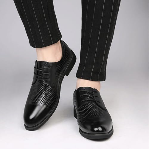 Comfortable Premium Leather Oxford Shoes Men Lace Up for Office Dress Shoes2