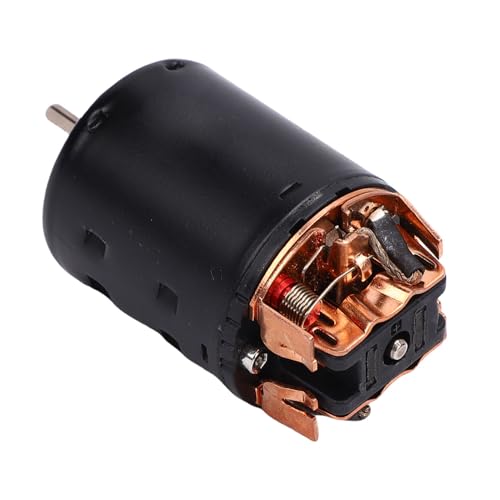 Funien Motor de Coche sobre Orugas RC 540 60T, Motor Cepillado de Alta Torsión, Ventilador de Enfriamiento Rápido, Rendimiento Duradero, Material de Acero de Aleación, Adecuado para