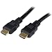Produktbild StarTech.com 1m HDMI Kabel - 4K High Speed HDMI Kabel mit Ethernet - UHD 4K 30Hz Video - HDMI 1.4 Kabel - Ultra HD HDMI Monitore, Projektoren, TVs & Displays - Schwarzes HDMI Kabel - M/M (HDMM1M)