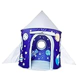 Tente à thème spatial - lieu de jeux de rôle, de jeux amusants avec des amis, de lecture, de détente ainsi que d'inspiration de créativité et d'imagination, tente de jeu pour enfants