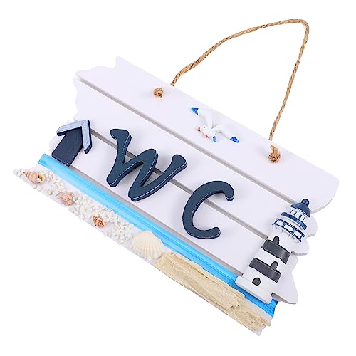 Zerodeko 1pezzi Targhetta Creativa Wc Stile Segnale Indirizzamento Toilette Decorazione Per Bagni Pubblici e Ristoranti Materiale Resistente Design Unico Per Hotel e Attrazioni