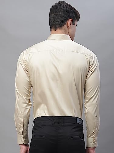 Image of Majestic Man Slim Fit Satin Cotton Formal Shirt for Men