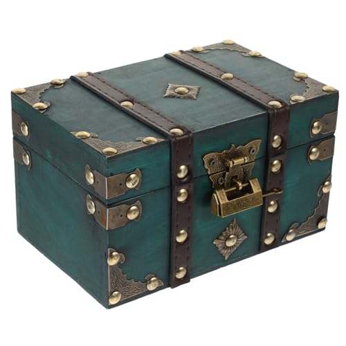 Coffre trésor en bois vintage polyvalent et robuste pour bijoux