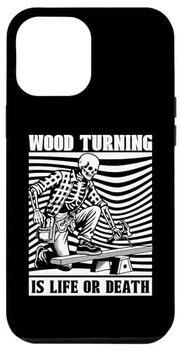 Coque pour iPhone 15 Plus Tournage Sur Bois Squelette À Tour - Menuisier Tourneur
